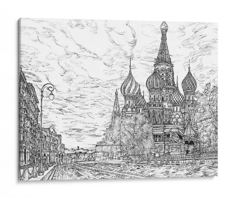 Rusia En Blanco Y Negro I - Melissa Wang | Cuadro decorativo de Canvas Lab