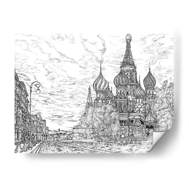 Rusia En Blanco Y Negro I - Melissa Wang | Cuadro decorativo de Canvas Lab