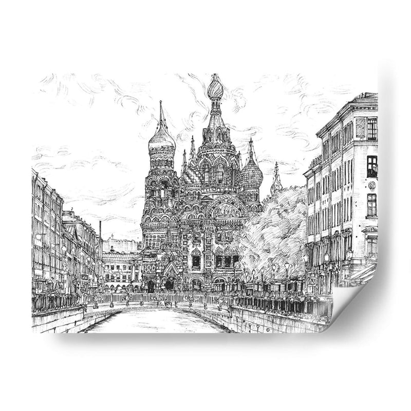 Rusia En Blanco Y Negro Ii - Melissa Wang | Cuadro decorativo de Canvas Lab