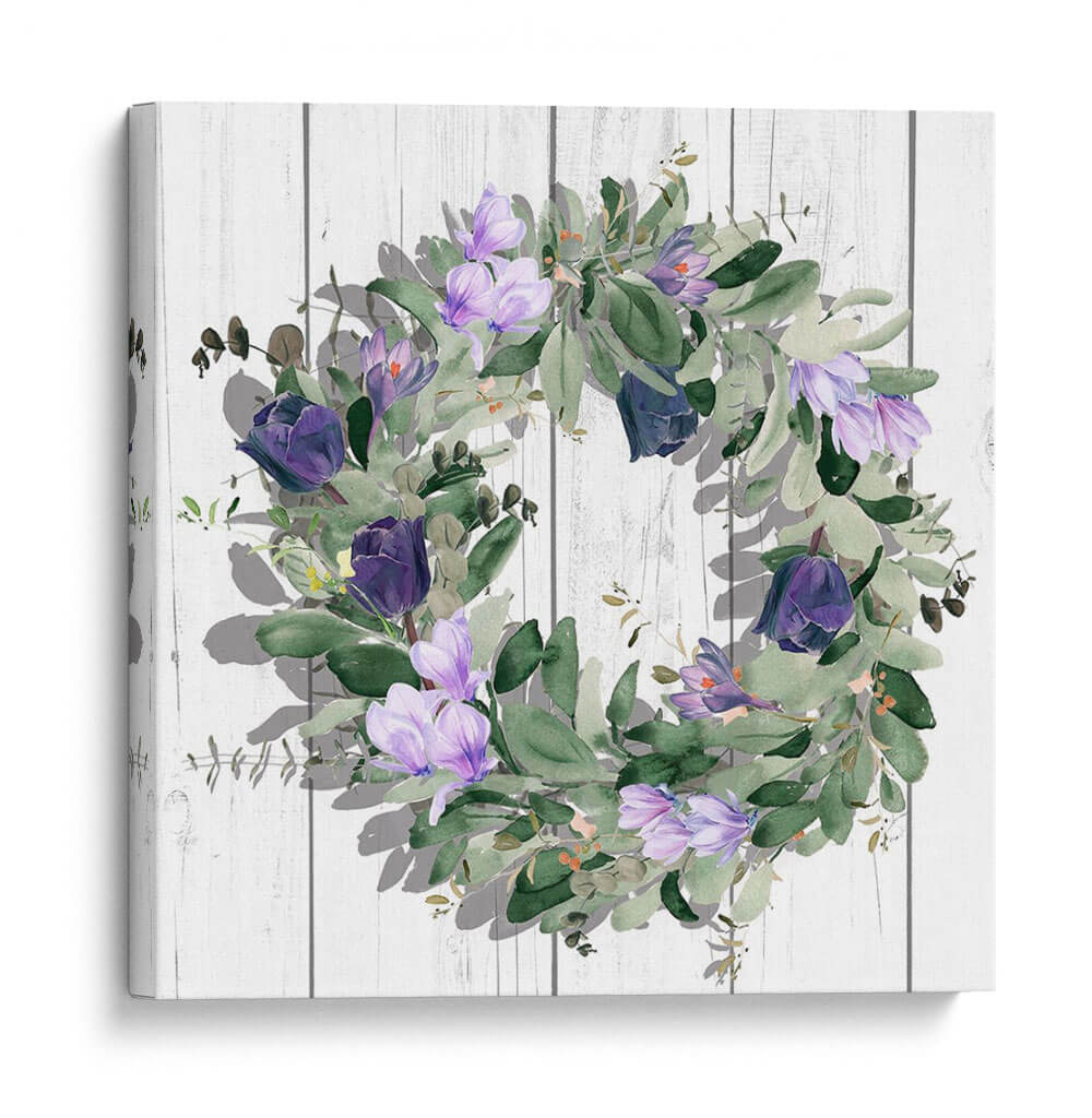 Guirnalda De Tulipán Púrpura Ii - Jennifer Paxton Parker | Cuadro decorativo de Canvas Lab