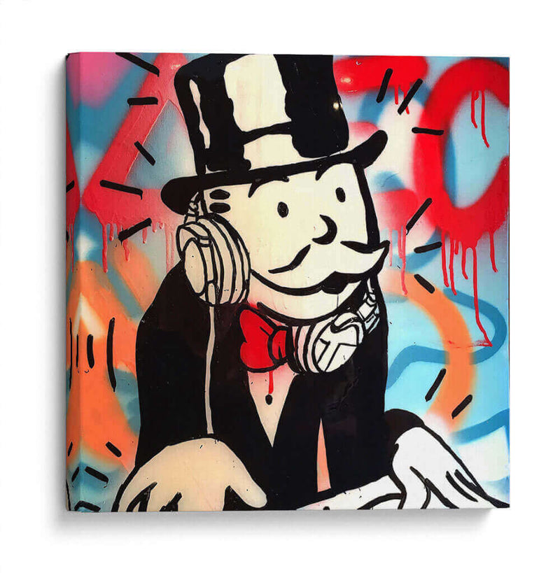 DJ Blitz - Alec Monopoly | Cuadro decorativo de Canvas Lab