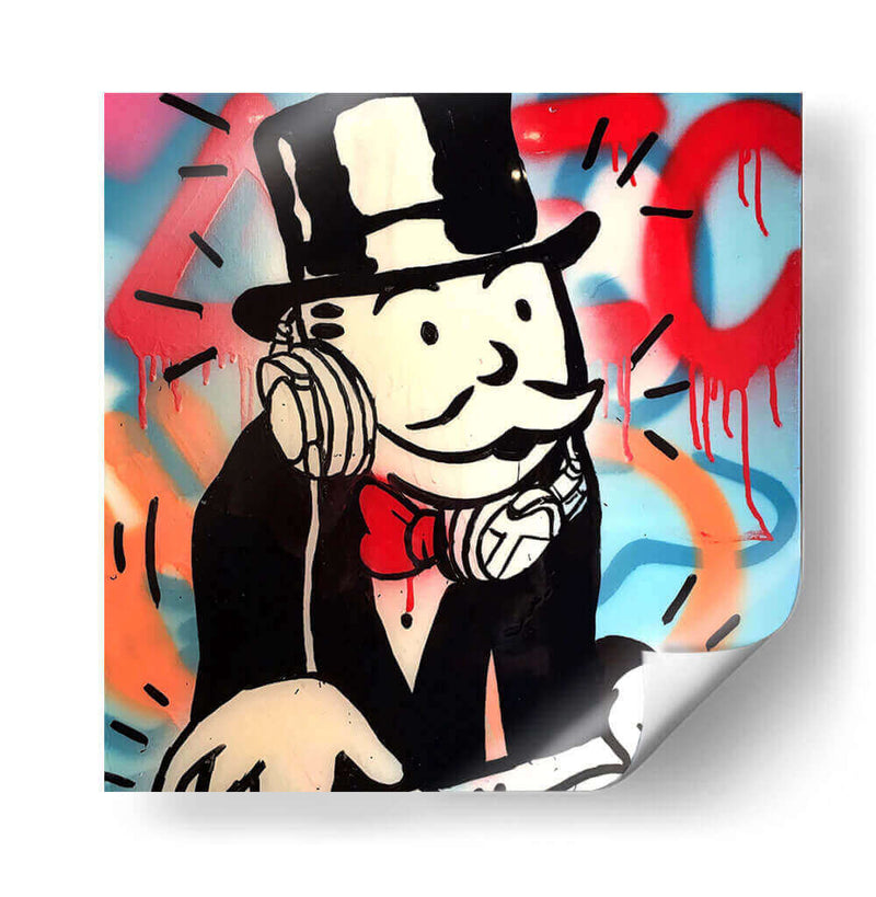 DJ Blitz - Alec Monopoly | Cuadro decorativo de Canvas Lab