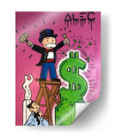 Estatua al dólar - Alec Monopoly | Cuadro decorativo de Canvas Lab