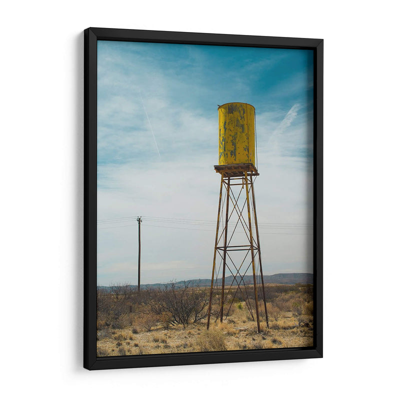 Torre De Agua Amarilla Ii - Sonja Quintero | Cuadro decorativo de Canvas Lab