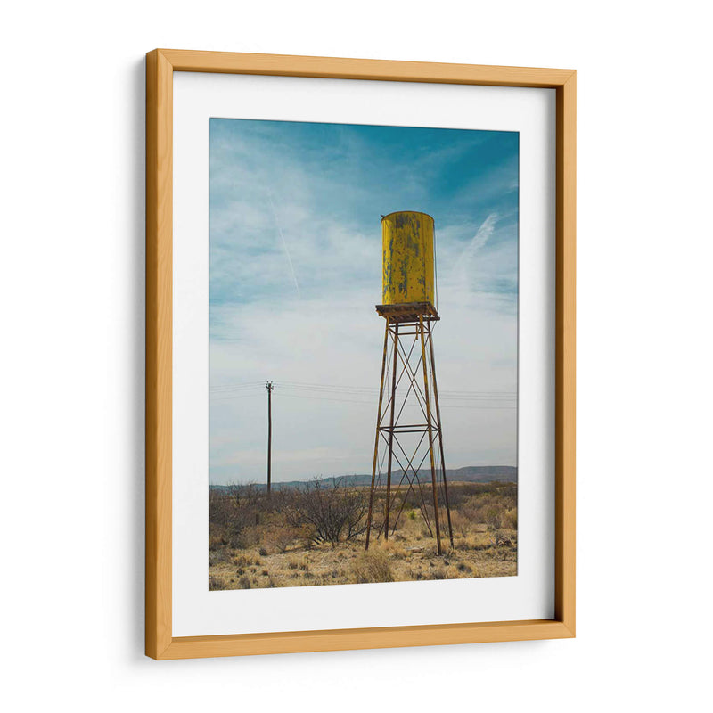 Torre De Agua Amarilla Ii - Sonja Quintero | Cuadro decorativo de Canvas Lab