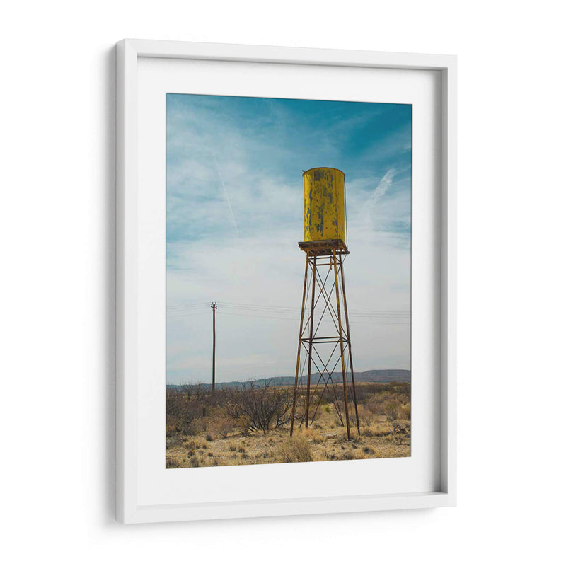 Torre De Agua Amarilla Ii - Sonja Quintero | Cuadro decorativo de Canvas Lab