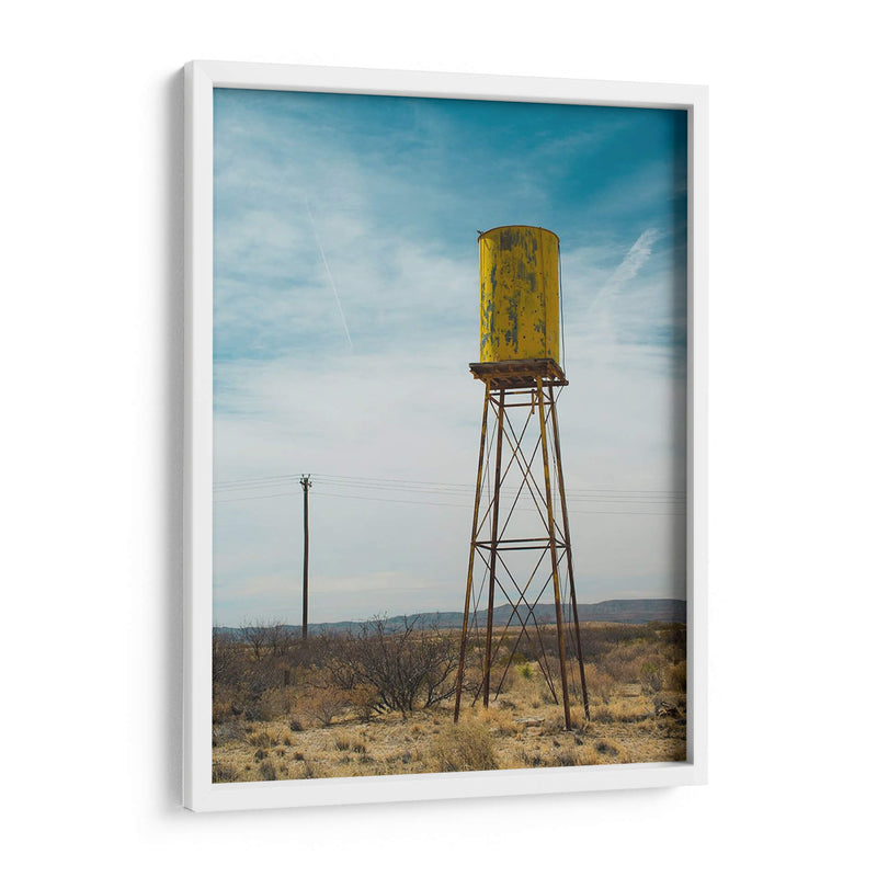 Torre De Agua Amarilla Ii - Sonja Quintero | Cuadro decorativo de Canvas Lab