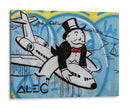 Flying High - Alec Monopoly | Cuadro decorativo de Canvas Lab