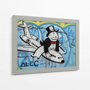 Flying High - Alec Monopoly | Cuadro decorativo de Canvas Lab