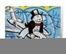 Flying High - Alec Monopoly | Cuadro decorativo de Canvas Lab