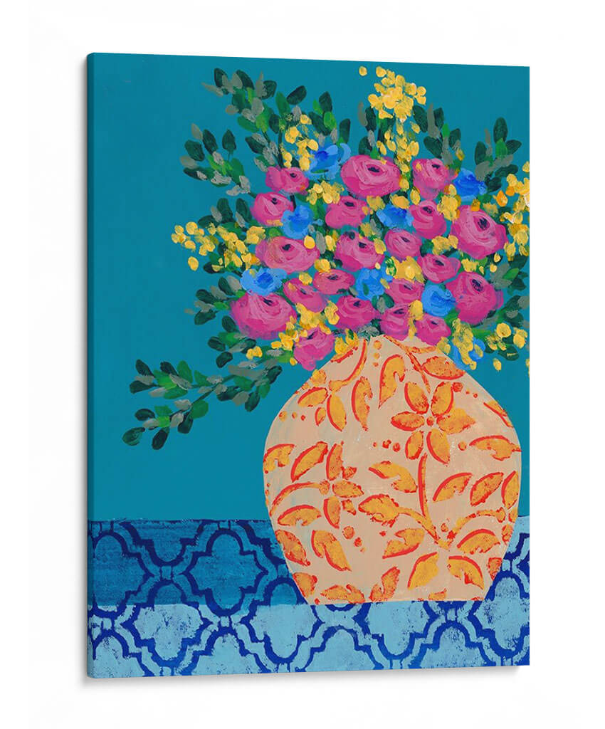 Una Reunión De Flores I - Regina Moore | Cuadro decorativo de Canvas Lab