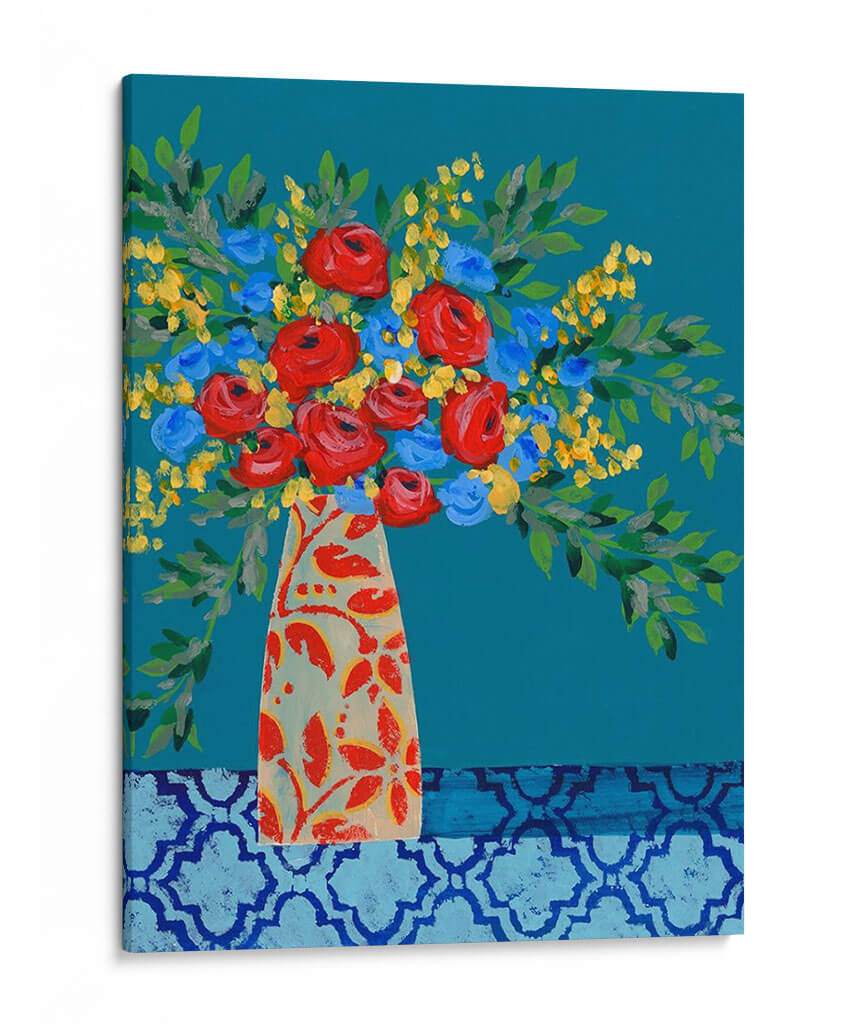 Una Reunión De Flores Ii. - Regina Moore | Cuadro decorativo de Canvas Lab