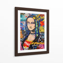 Mona Lisa Pop - Alec Monopoly | Cuadro decorativo de Canvas Lab
