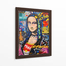 Mona Lisa Pop - Alec Monopoly | Cuadro decorativo de Canvas Lab
