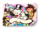 Money Bag Monopoly - Alec Monopoly | Cuadro decorativo de Canvas Lab