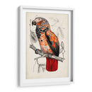 Par De Loros Antiguos Ii | Cuadro decorativo de Canvas Lab