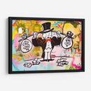 Money Weightlifter - Alec Monopoly | Cuadro decorativo de Canvas Lab