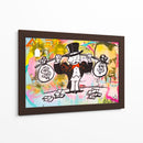 Money Weightlifter - Alec Monopoly | Cuadro decorativo de Canvas Lab