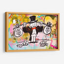 Money Weightlifter - Alec Monopoly | Cuadro decorativo de Canvas Lab