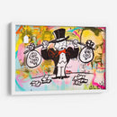 Money Weightlifter - Alec Monopoly | Cuadro decorativo de Canvas Lab