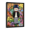 Monopoly dollar sign - Alec Monopoly | Cuadro decorativo de Canvas Lab