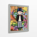 Monopoly dollar sign - Alec Monopoly | Cuadro decorativo de Canvas Lab