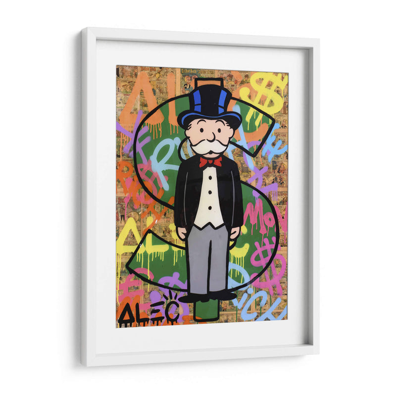Monopoly dollar sign - Alec Monopoly | Cuadro decorativo de Canvas Lab