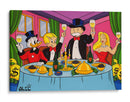 Monopoly Gang Dinner - Alec Monopoly | Cuadro decorativo de Canvas Lab