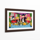 Monopoly Gang Dinner - Alec Monopoly | Cuadro decorativo de Canvas Lab