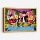 Monopoly Gang Dinner - Alec Monopoly | Cuadro decorativo de Canvas Lab