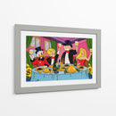 Monopoly Gang Dinner - Alec Monopoly | Cuadro decorativo de Canvas Lab