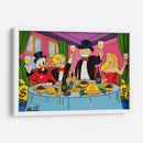 Monopoly Gang Dinner - Alec Monopoly | Cuadro decorativo de Canvas Lab