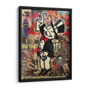 Monopoly Man - Alec Monopoly | Cuadro decorativo de Canvas Lab