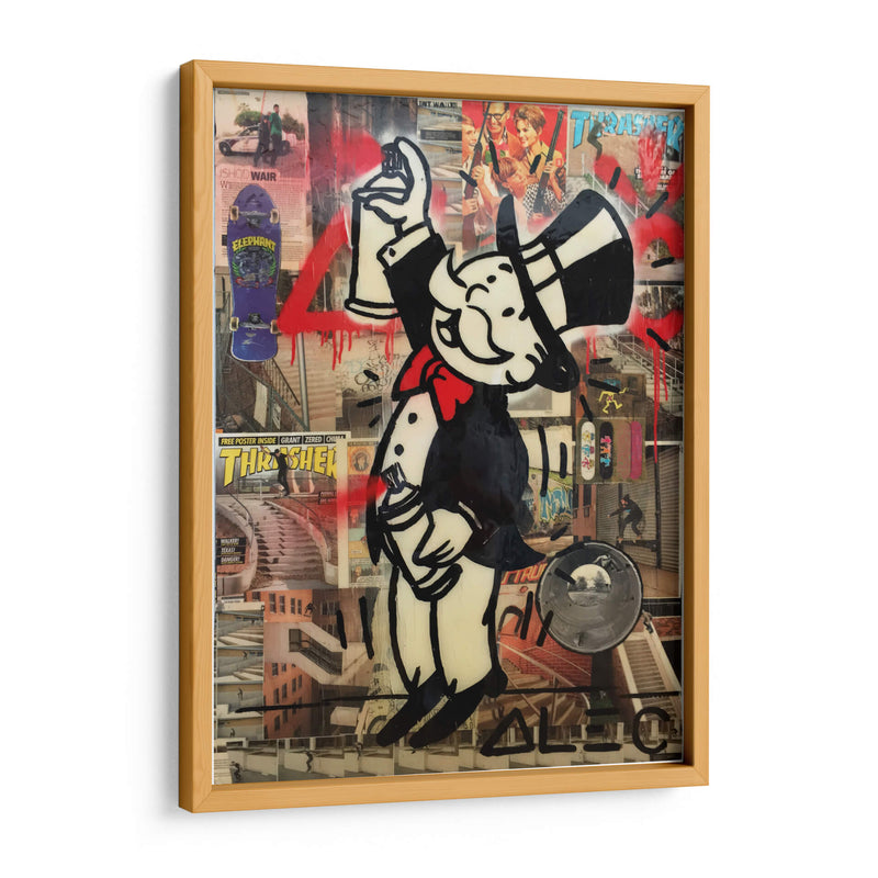 Monopoly Man - Alec Monopoly | Cuadro decorativo de Canvas Lab