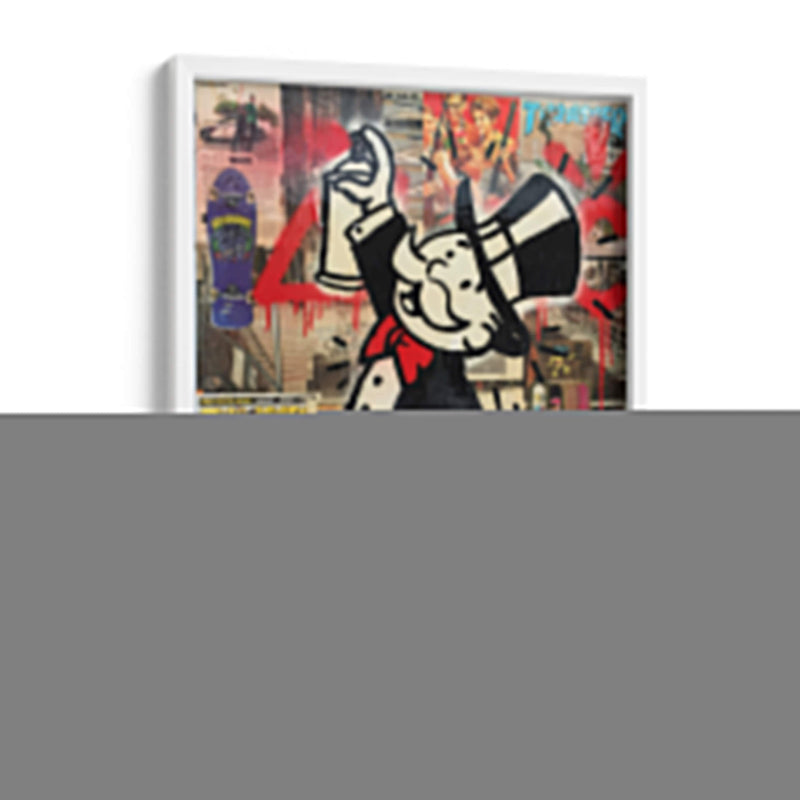 Monopoly Man - Alec Monopoly | Cuadro decorativo de Canvas Lab