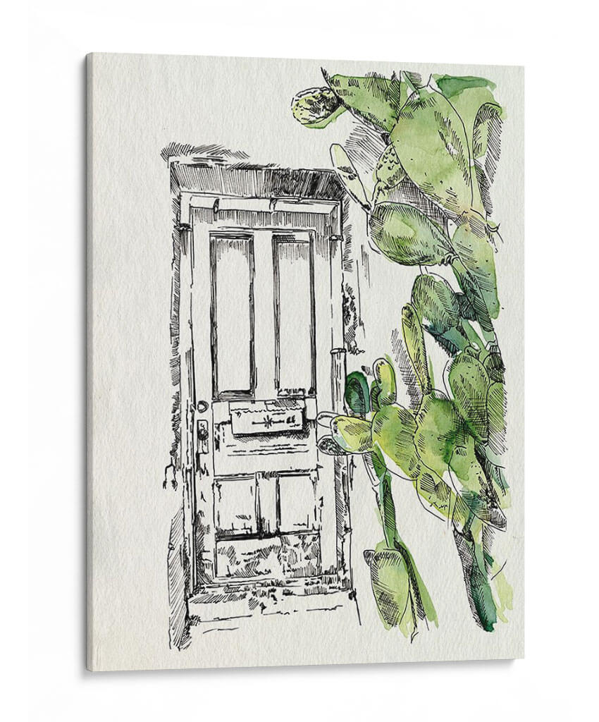 Puerta De Cactus Ii - Jennifer Paxton Parker | Cuadro decorativo de Canvas Lab