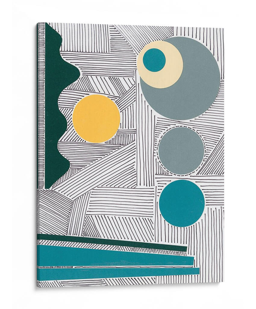 Líneas Y Formas Iii - Regina Moore | Cuadro decorativo de Canvas Lab