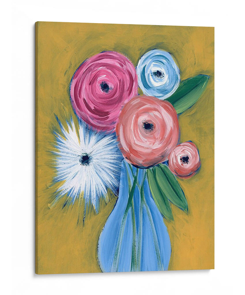 Ficticio Floral Ii - Regina Moore | Cuadro decorativo de Canvas Lab
