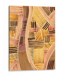 Bandas De Patrón Ii - Regina Moore | Cuadro decorativo de Canvas Lab