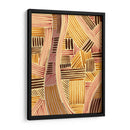 Bandas De Patrón Ii - Regina Moore | Cuadro decorativo de Canvas Lab