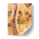 Bandas De Patrón Ii - Regina Moore | Cuadro decorativo de Canvas Lab