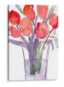 Mis Tulipanes Rojos I - Samuel Dixon | Cuadro decorativo de Canvas Lab