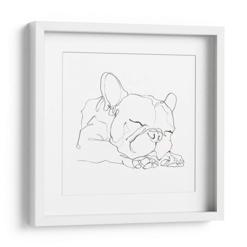 Bulldog French Contour Ii - Ethan Harper | Cuadro decorativo de Canvas Lab