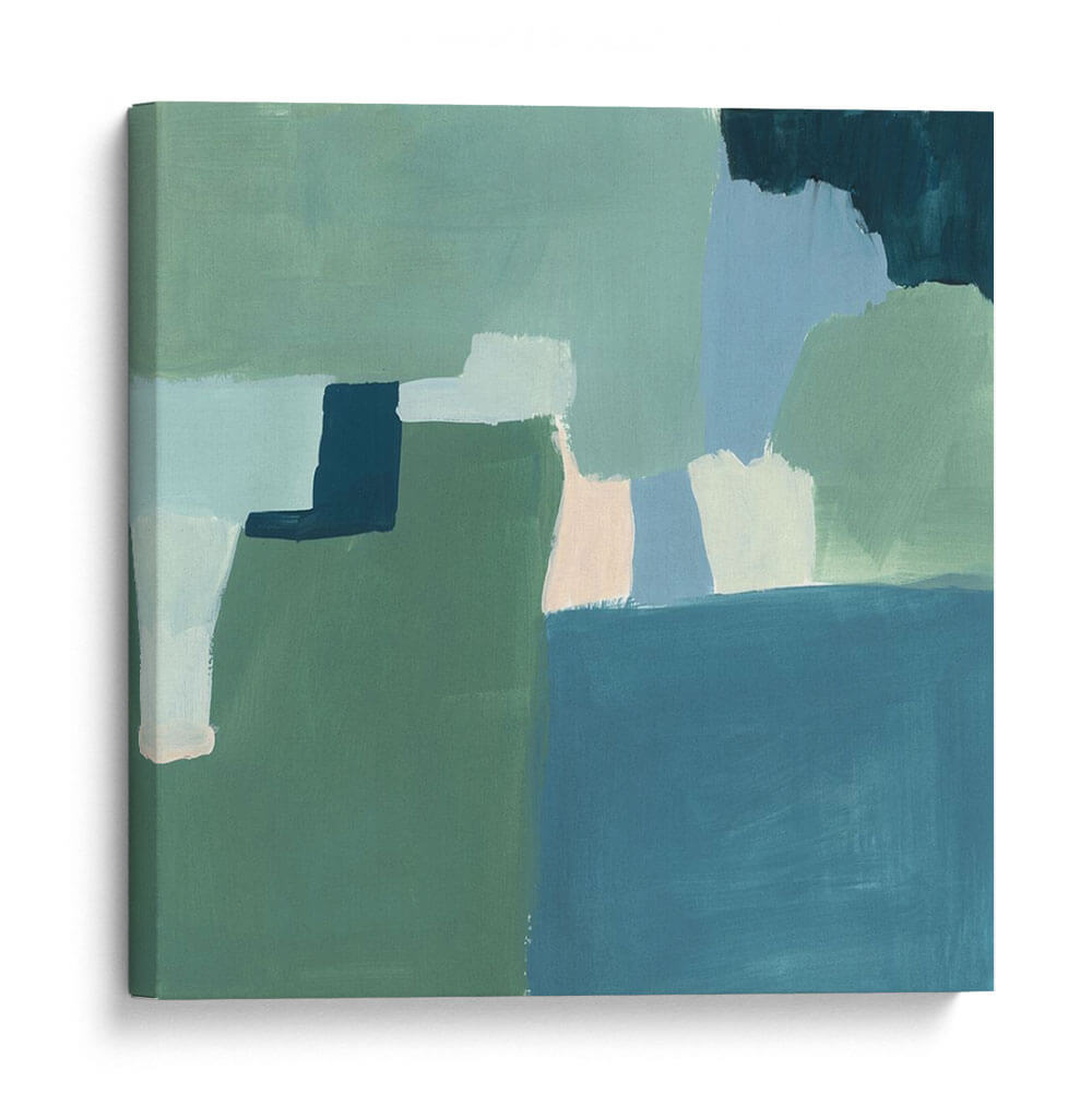 Teal Y Sage I - Susan Savory | Cuadro decorativo de Canvas Lab