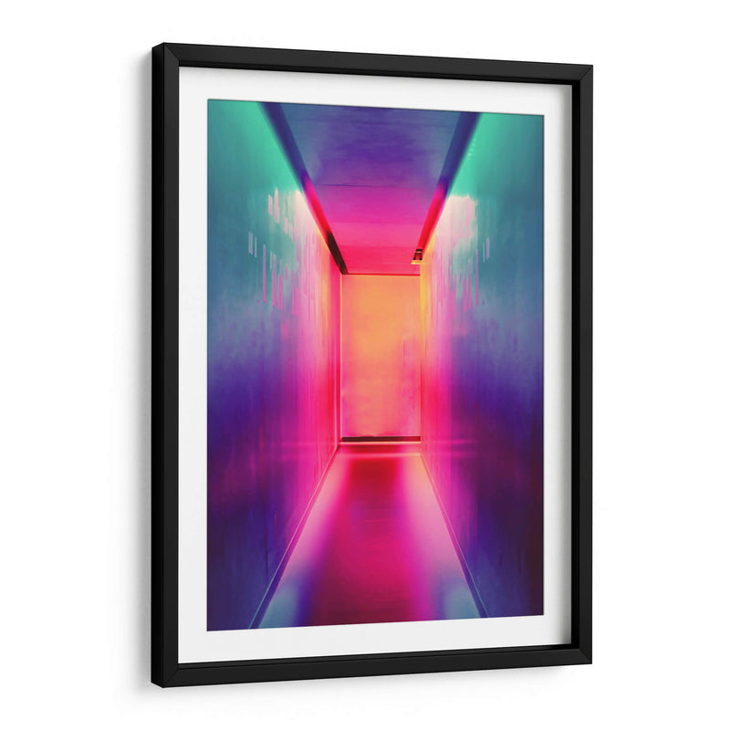 Pasillo neón | Cuadro decorativo de Canvas Lab
