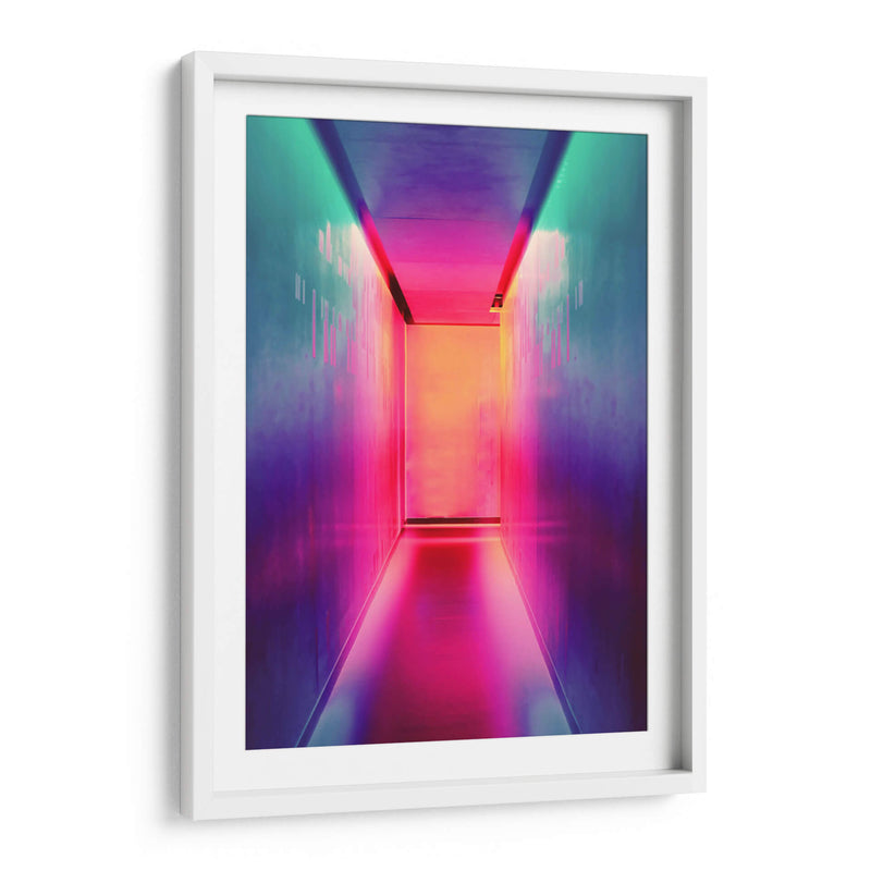 Pasillo neón | Cuadro decorativo de Canvas Lab