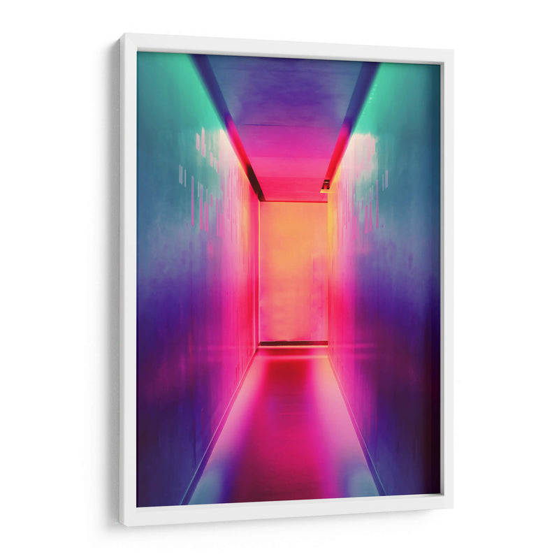 Pasillo neón | Cuadro decorativo de Canvas Lab
