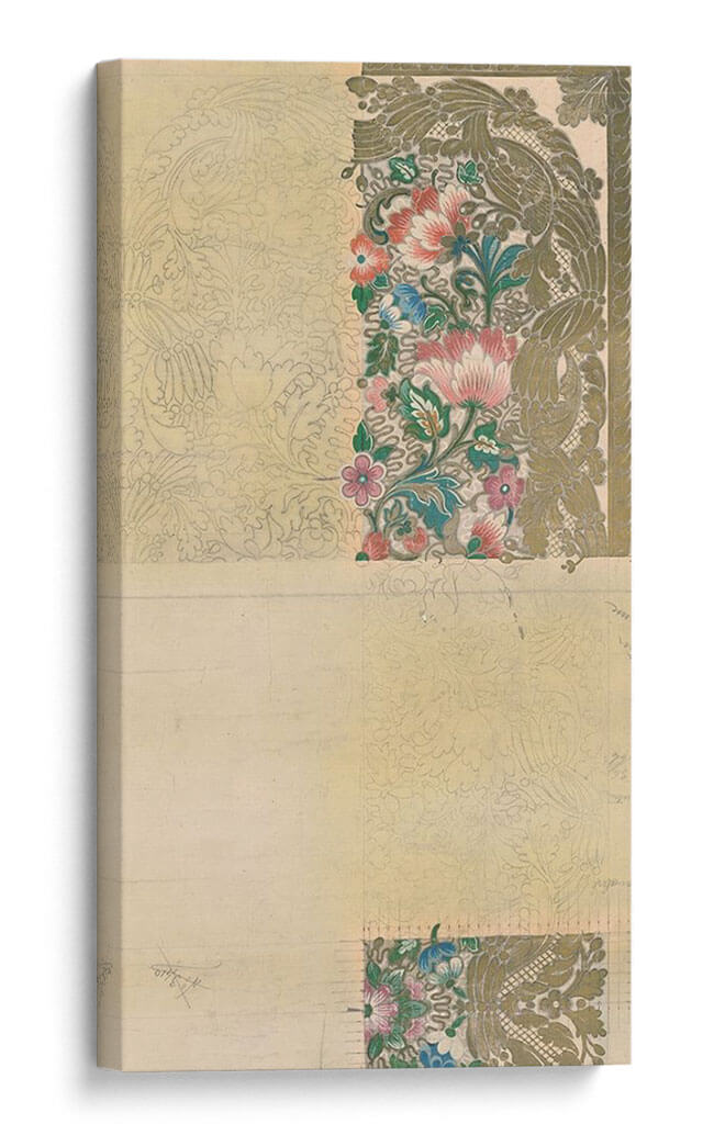 Bosquejo De Diseño Vintage Iv - Shima Shanti | Cuadro decorativo de Canvas Lab
