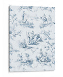 Diseño De Toile En Azul - Shima Shanti | Cuadro decorativo de Canvas Lab