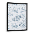 Diseño De Toile En Azul - Shima Shanti | Cuadro decorativo de Canvas Lab